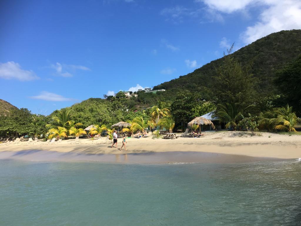 And relax on the beautiful beach