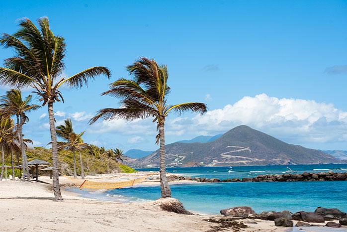 Incredible beaches and views in Nevis